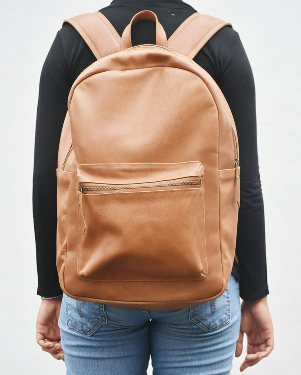 SOKOLA - Leather backpack, Leather bag, leather backpack unisex, backpack, leather bag women, laptop bag school, laptop college bag women