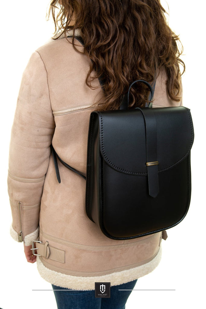 Women Leather Backpack Black| Handmade Genuine Leather Back pack Woman | Lady Handbag Backpacks in Black/Grey/Burgundy | Gift | Sale 25% OFF