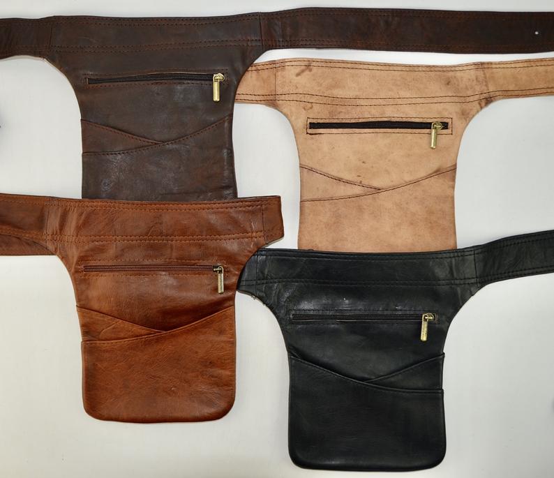 Leather Hip Bag, Holster Bag, Fanny Pack, Bumbag, Belt Bag, Waist Bag, Money Belt, Utility Belt, Travel Belt, Festival Belt, Organic