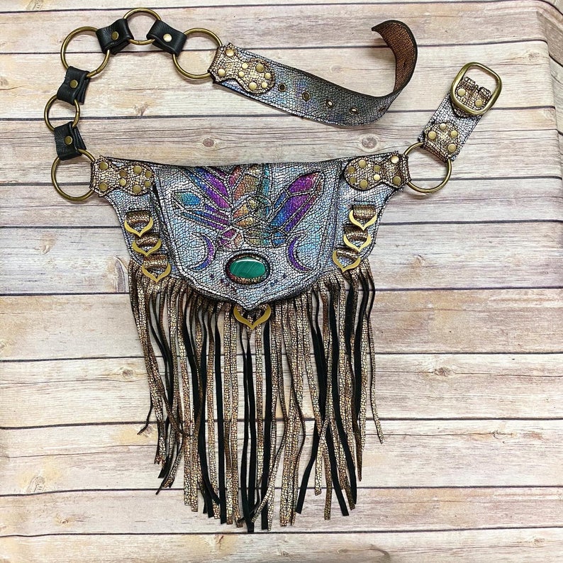 Pocket belt, festival hip pack, fanny pack festival bag, festival bag, festival belt