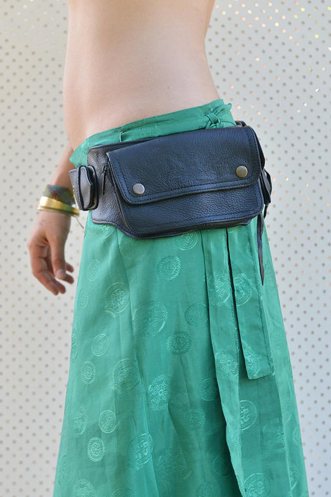 Ace High Quality Leather Utility Belt, Festival Belt, Pocket Belt, Bum Bag, Hip Bag, Festival Fanny Pack